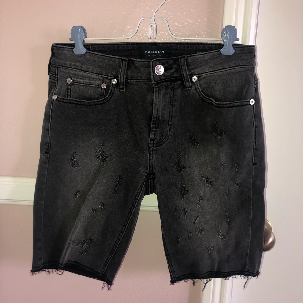 Denim shorts